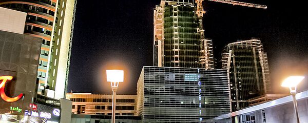 Строительство многоэтажного дома в Вильнюсе Строительство многоэтажного дома в Вильнюсе - Sputnik Литва