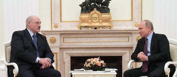 Rusijos ir Baltarusijos prezidentai Vladimiras Putinas ir Aleksandras Lukašenka Rusijos ir Baltarusijos prezidentai Vladimiras Putinas ir Aleksandras Lukašenka - Sputnik Lietuva