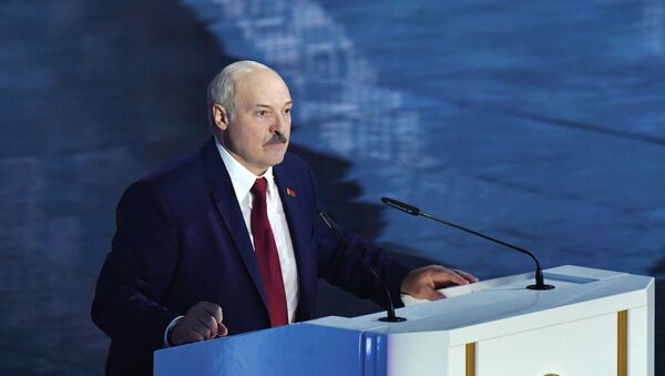 Обращение президента Белоруссии А. Лукашенко накануне президентских выборов - Sputnik Литва