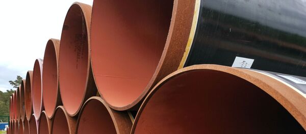 Строительство газопровода Северный поток-2 в Германии - Sputnik Литва