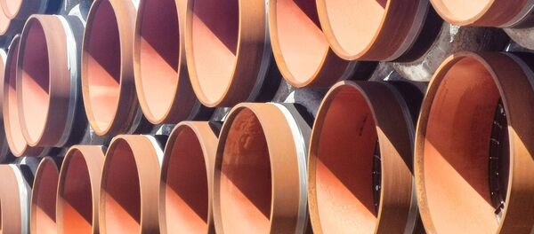 Строительство газопровода Северный поток-2 в Германии - Sputnik Литва