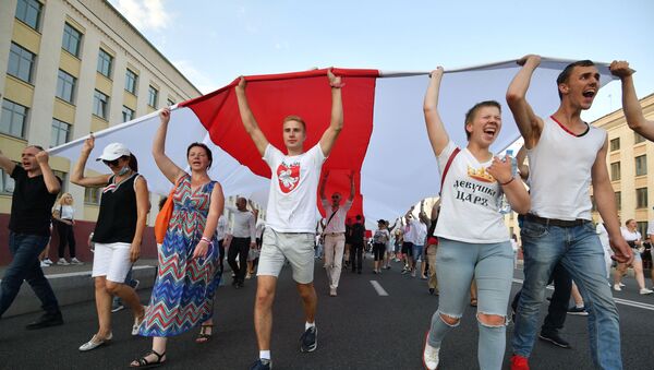 Общегражданский марш За свободу в Минске - Sputnik Lietuva