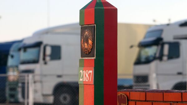 Пограничный контрольно-пропускной пункт Козловичи в Брестской области, архивное фото - Sputnik Литва
