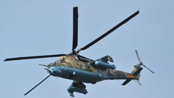 Вертолет Ми-24 ВВС Белоруссии, архивное фото - Sputnik Литва