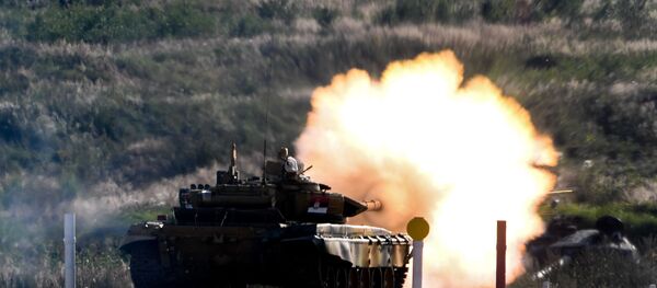 Rusijos tankas T-72 Rusijos tankas T-72 - Sputnik Lietuva