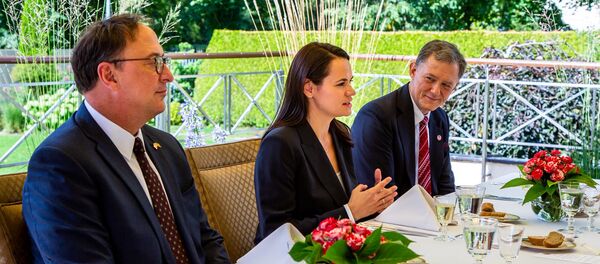 JAV valstybės sekretoriaus pavaduotojas Stephen'as Biegun'as Vilniuje susitiko su buvusia kandidate į Baltarusijos prezidentus Svetlana Tichanovskaja JAV valstybės sekretoriaus pavaduotojas Stephen'as Biegun'as Vilniuje susitiko su buvusia kandidate į Baltarusijos prezidentus Svetlana Tichanovskaja - Sputnik Lietuva