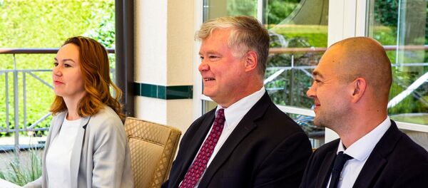 Встреча замгоссекретаря США Стивена Бигэна с экс-кандидатом в президенты Белоруссии Светланой Тихановской - Sputnik Литва