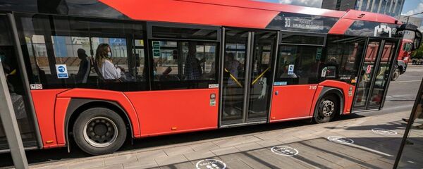 Autobusas Vilniuje Autobusas Vilniuje - Sputnik Lietuva