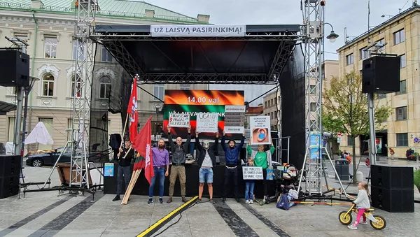 Mitingas Už laisvą pasirinkimą Vilniuje - Sputnik Lietuva
