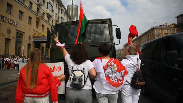Protestai Minske - Sputnik Lietuva