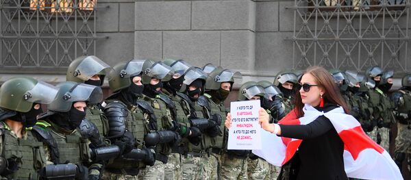 Акция оппозиции в Минске Акция оппозиции в Минске - Sputnik Lietuva