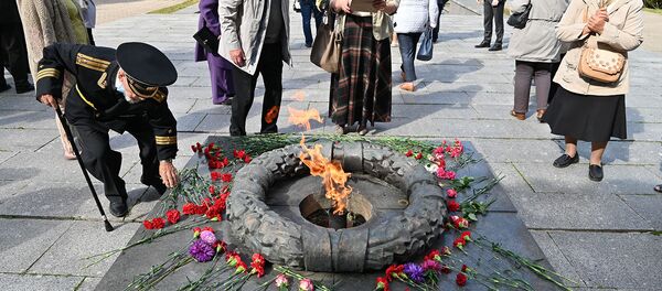 Акция поминовения павших во второй мировой войне в Вильнюсе - Sputnik Литва