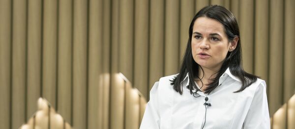 Кандидат в президенты Белоруссии Светлана Тихановская Кандидат в президенты Белоруссии Светлана Тихановская - Sputnik Lietuva