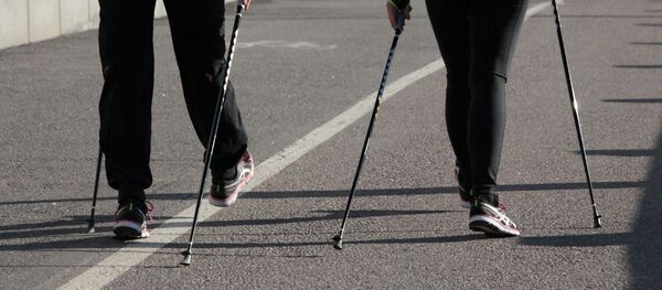 Mergina sportuoja Mergina sportuoja - Sputnik Lietuva