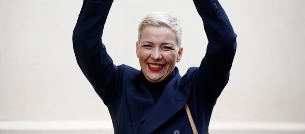 Координатор штаба Виктора Бабарико Мария Колесникова Координатор штаба Виктора Бабарико Мария Колесникова - Sputnik Lietuva