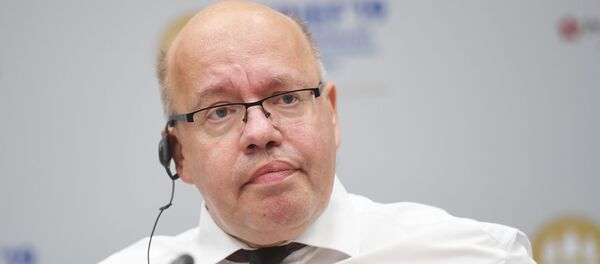 Vokietijos ekonomikos ministras Pėteris Altmaieris Vokietijos ekonomikos ministras Pėteris Altmaieris - Sputnik Lietuva