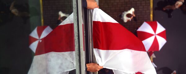 Несанкционированная акция оппозиции Марш единства в Минске - Sputnik Литва