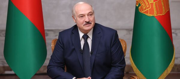 Президент Белоруссии А. Лукашенко дал интервью российским журналистам Президент Белоруссии А. Лукашенко дал интервью российским журналистам - Sputnik Lietuva