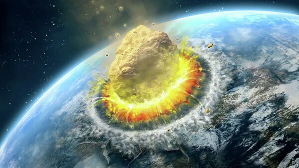 Asteroido susidūrimas su Žeme - Sputnik Lietuva