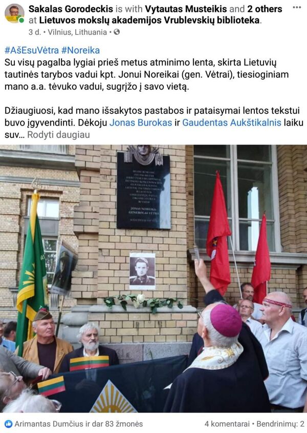Rimta kova dėl Seimo vietos. Kaip ir kam Jonas Noreika-Generolas Vėtra padės rinkimuose Rimta kova dėl Seimo vietos. Kaip ir kam Jonas Noreika-Generolas Vėtra padės rinkimuose - Sputnik Lietuva