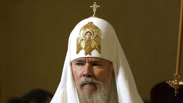 Патриарх Московский и всея Руси Алексий II, архивное фото - Sputnik Литва