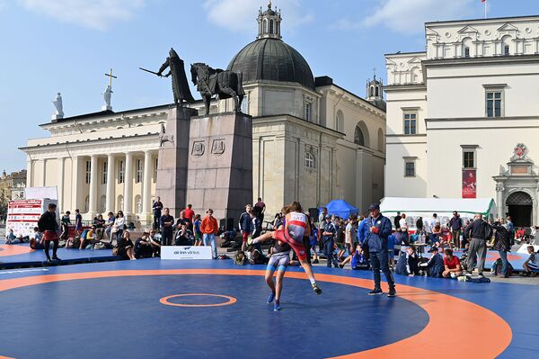 Открытый чемпионат  Литвы по национальной борьбе среди детей и подростков Vilnius Open - Sputnik Lietuva