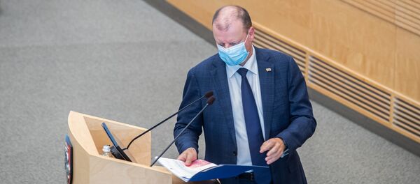 Премьер-министр Литвы Саулюс Сквернялис - Sputnik Литва