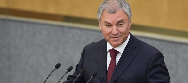 Председатель Государственной Думы РФ Вячеслав Володин - Sputnik Литва