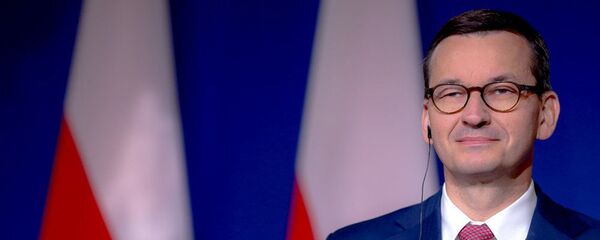 Премьер-министр Польши Матеуш Моравецкий  - Sputnik Lietuva