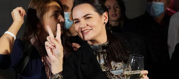 Экс-кандидат в президенты Белоруссии Светлана Тихановская  - Sputnik Литва