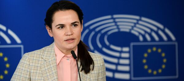 Светлана Тихановская встретилась с министрами стран ЕС, 21 сентября 2020 года Светлана Тихановская встретилась с министрами стран ЕС, 21 сентября 2020 года - Sputnik Литва