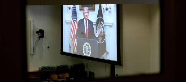 JAV prezidento Donaldo Trampo kalbos JT Generalinėje Asamblejoje transliacija JAV prezidento Donaldo Trampo kalbos JT Generalinėje Asamblejoje transliacija - Sputnik Lietuva