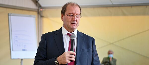 Лидер партии труда Виктор Успасских встрече с избирателями - Sputnik Литва