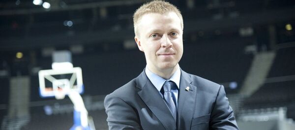 Глава баскетбольного клуба Жальгирис Паулюс Мотеюнас Глава баскетбольного клуба Жальгирис Паулюс Мотеюнас - Sputnik Литва