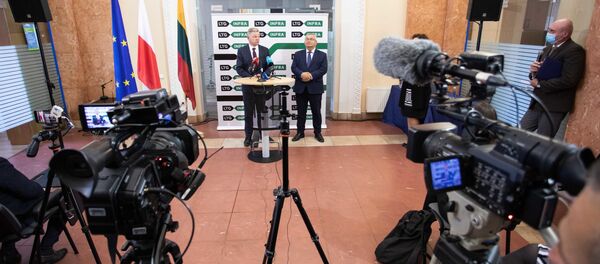 Министр инфраструктуры Польши и министр транспорта и коммуникаций Литвы - Sputnik Lietuva