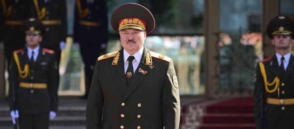 Президент Белоруссии Александр Лукашенко после завершения церемонии инаугурации в Минске - Sputnik Lietuva
