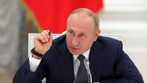 Президент РФ Владимир Путин  - Sputnik Lietuva