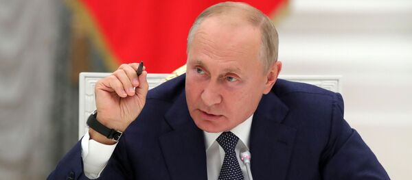 Президент РФ Владимир Путин Президент РФ Владимир Путин - Sputnik Lietuva