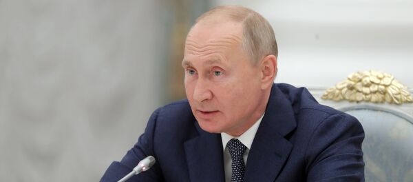 Президент РФ В. Путин Президент РФ В. Путин - Sputnik Lietuva