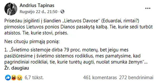Pirmoji ponia nesuvienijo Lietuvos. Kaip kilo skandalas dėl Nausėdienės kalbos Pirmoji ponia nesuvienijo Lietuvos. Kaip kilo skandalas dėl Nausėdienės kalbos - Sputnik Lietuva