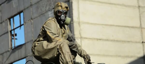 Перетаривание опасных химвеществ на предприятии Усольехимпром в Иркутской области - Sputnik Литва