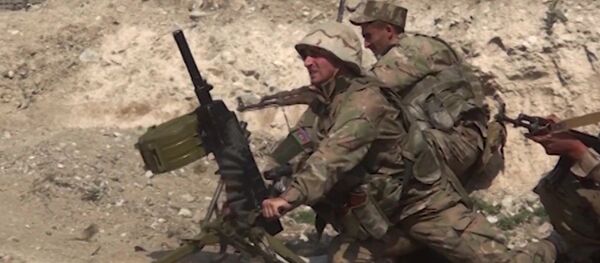 Военный конфликт в Карабахе Военный конфликт в Карабахе - Sputnik Lietuva