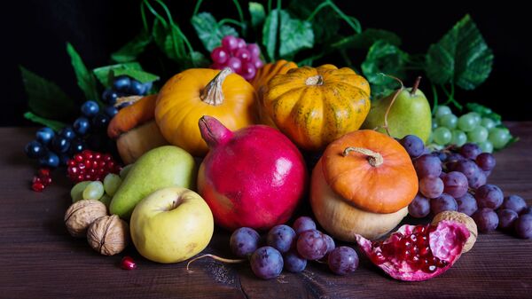 Осенние овощи и фрукты - Sputnik Lietuva