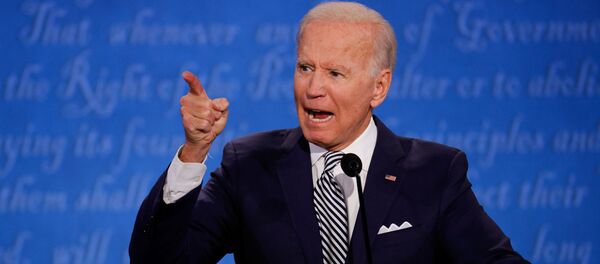 Кандидат в президенты от Демократической партии Джо Байден Кандидат в президенты от Демократической партии Джо Байден - Sputnik Lietuva