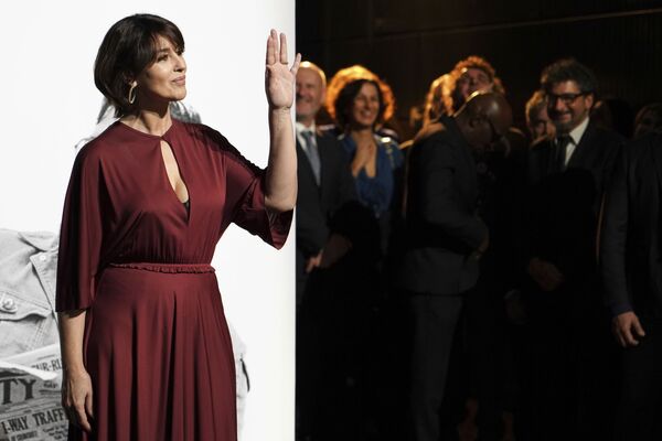 Итальянская актриса Моника Беллуччи на церемонии Lumiere Award во Франции  - Sputnik Lietuva
