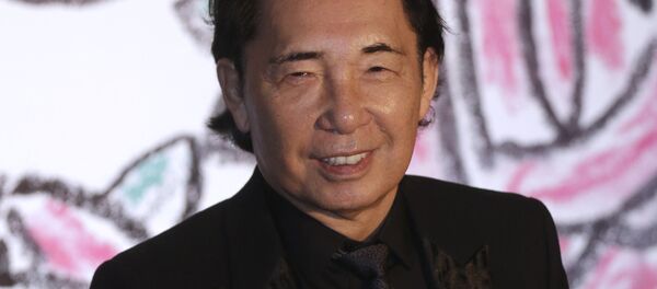 Japonų dizaineris ir Kenzo mados namų įkūrėjas Kenzo Takada Japonų dizaineris ir Kenzo mados namų įkūrėjas Kenzo Takada - Sputnik Lietuva