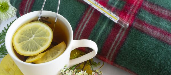 Чай с лимоном и градусник - Sputnik Литва