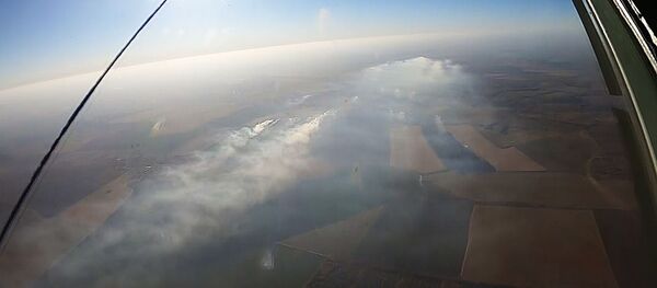 Gaisras Rusijos kariuomenės šaudmenų sandėlyje Gaisras Rusijos kariuomenės šaudmenų sandėlyje - Sputnik Lietuva