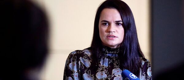 Экс-кандидат в президенты Белоруссии Светлана Тихановская Экс-кандидат в президенты Белоруссии Светлана Тихановская - Sputnik Литва