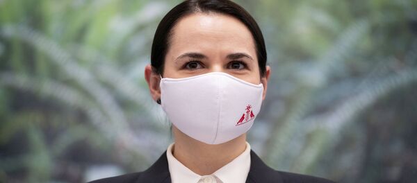 Экс-кандидат в президенты Белоруссии Светлана Тихановская Экс-кандидат в президенты Белоруссии Светлана Тихановская - Sputnik Lietuva